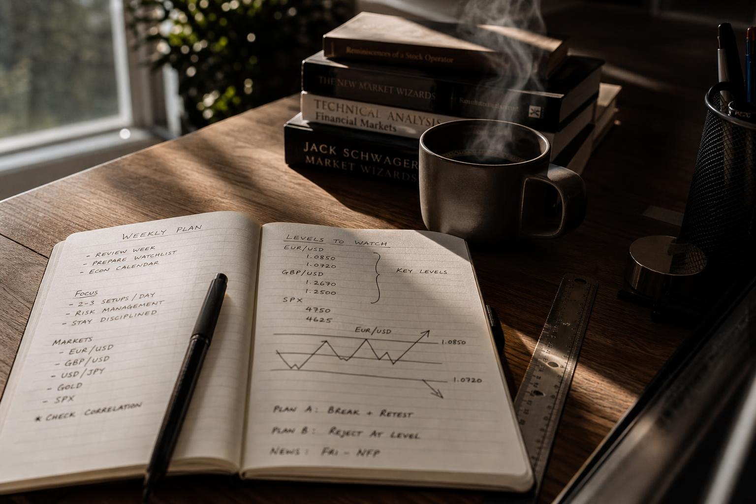 Sunday Market Breakdown: weekly routine for swing traders